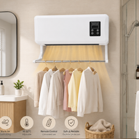 KELVORA - Wall-Mounted Heater Fan With Drying Rack For Year-Round Comfort