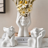 SCULVIA - Sculptural Ceramic Vase for an Artful Focal Point