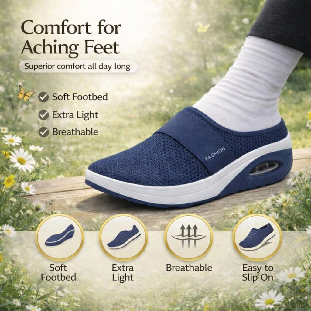 VELORIN - Orthopedic Slip-On Slippers for Cushioned Support