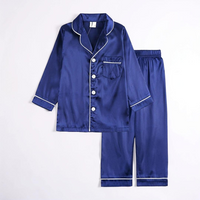 Kids Pajama Set Sleepwear Soft Button Front Nightwear