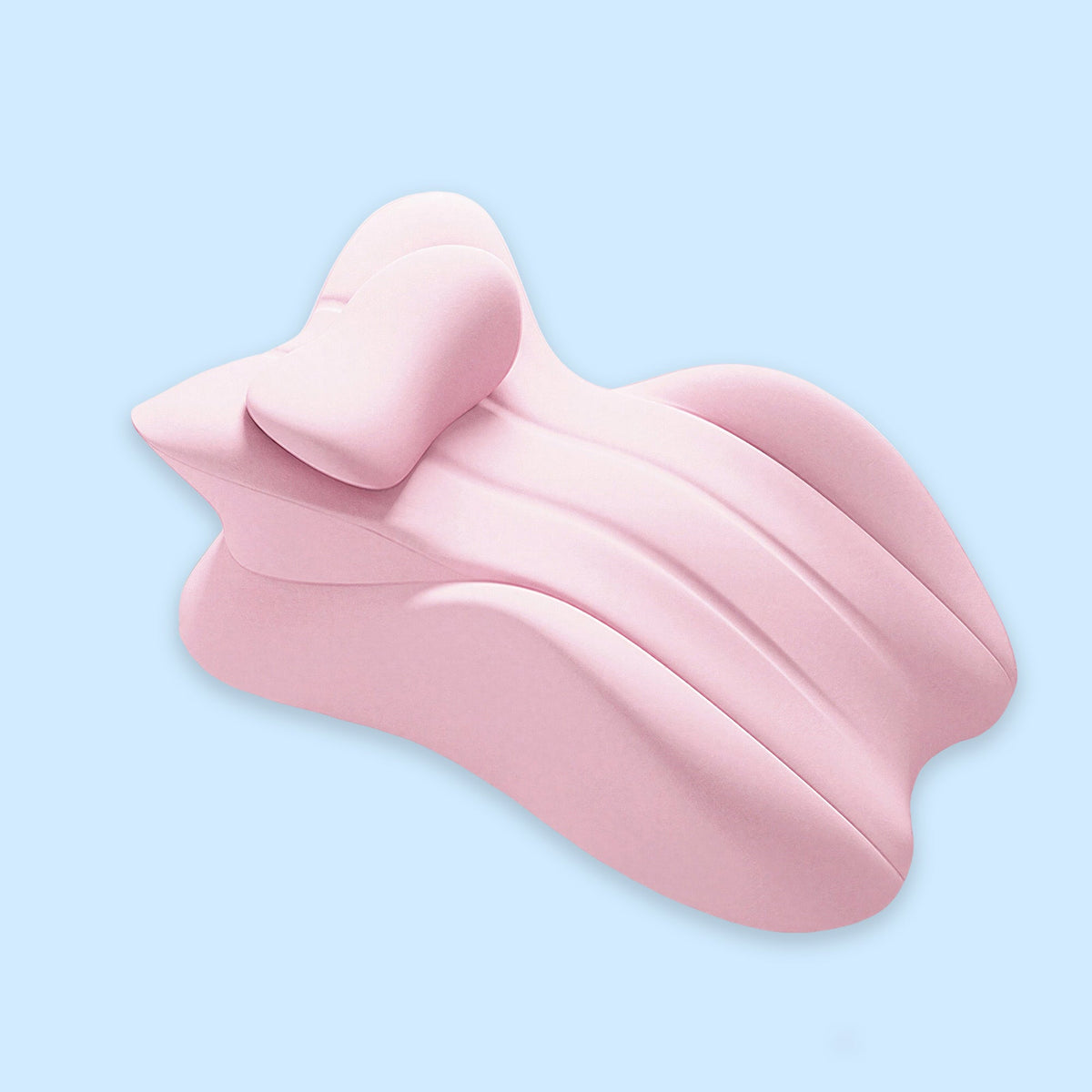 TILVORA - Sculptural Memory Foam Wedge for Intimate Support