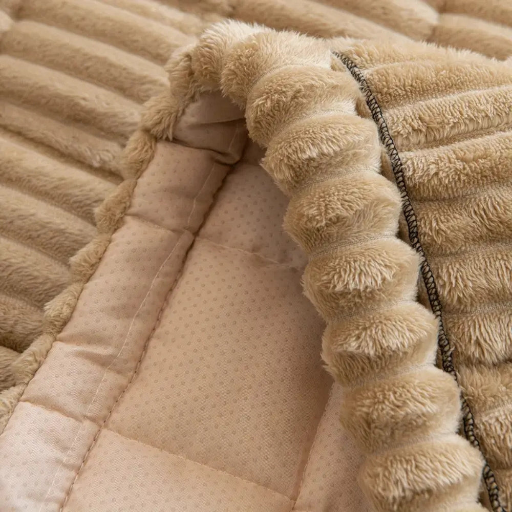 PLEVORA - Pleated Sofa Cover That Protects and Defines Your Seating
