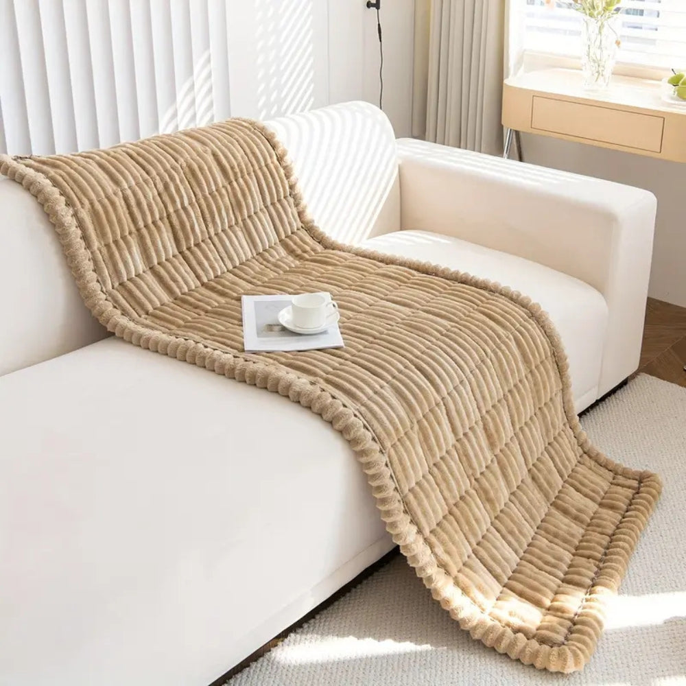 PLEVORA - Pleated Sofa Cover That Protects and Defines Your Seating