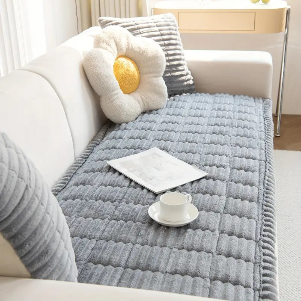 PLEVORA - Pleated Sofa Cover That Protects and Defines Your Seating