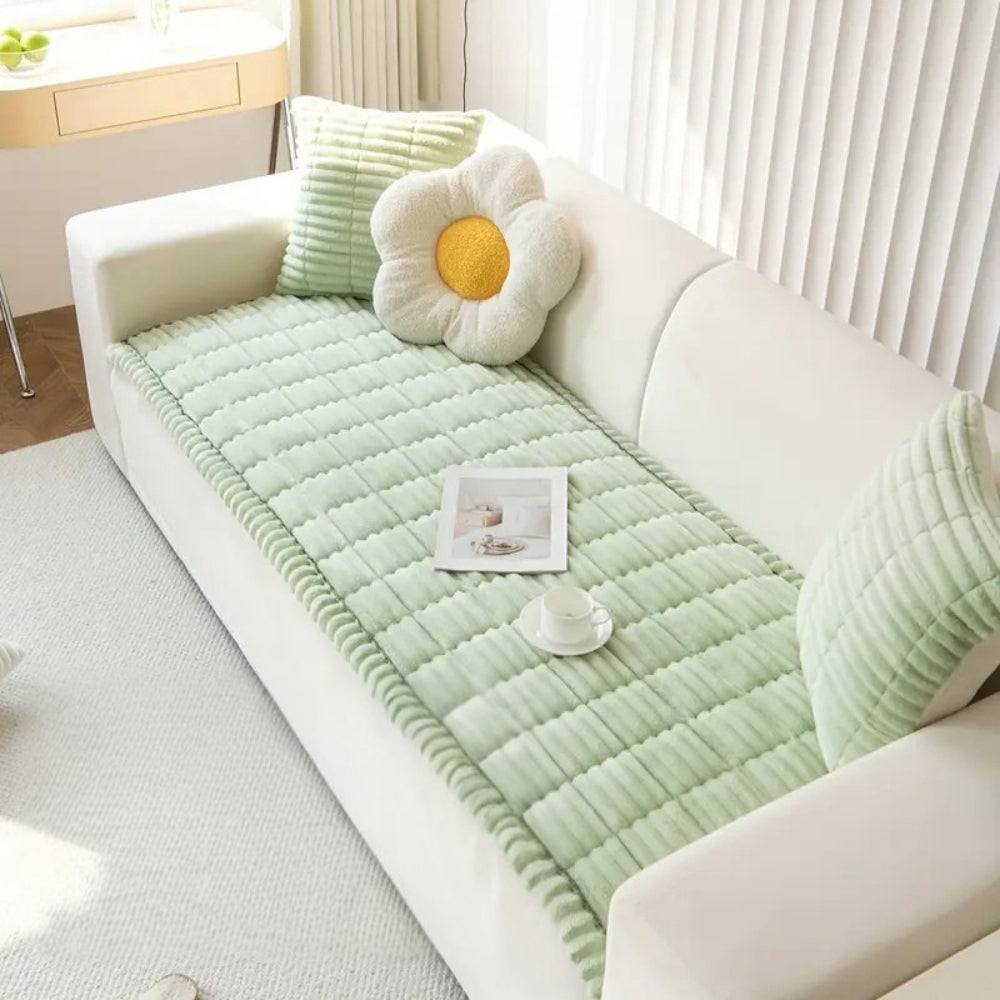 PLEVORA - Pleated Sofa Cover That Protects and Defines Your Seating