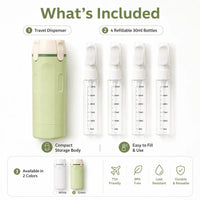 QUADOVA - 4-In-1 Travel Bottle for Leak-Free Toiletry Storage