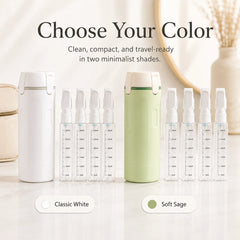 QUADOVA - 4-In-1 Travel Bottle for Leak-Free Toiletry Storage