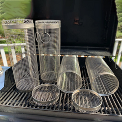 GRILLMASTER - Rotating Grill Basket for Evenly Cooked Food