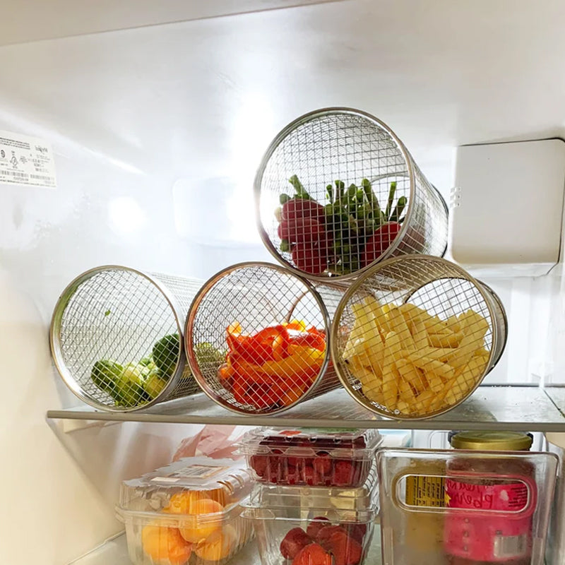 GRILLMASTER - Rotating Grill Basket for Evenly Cooked Food