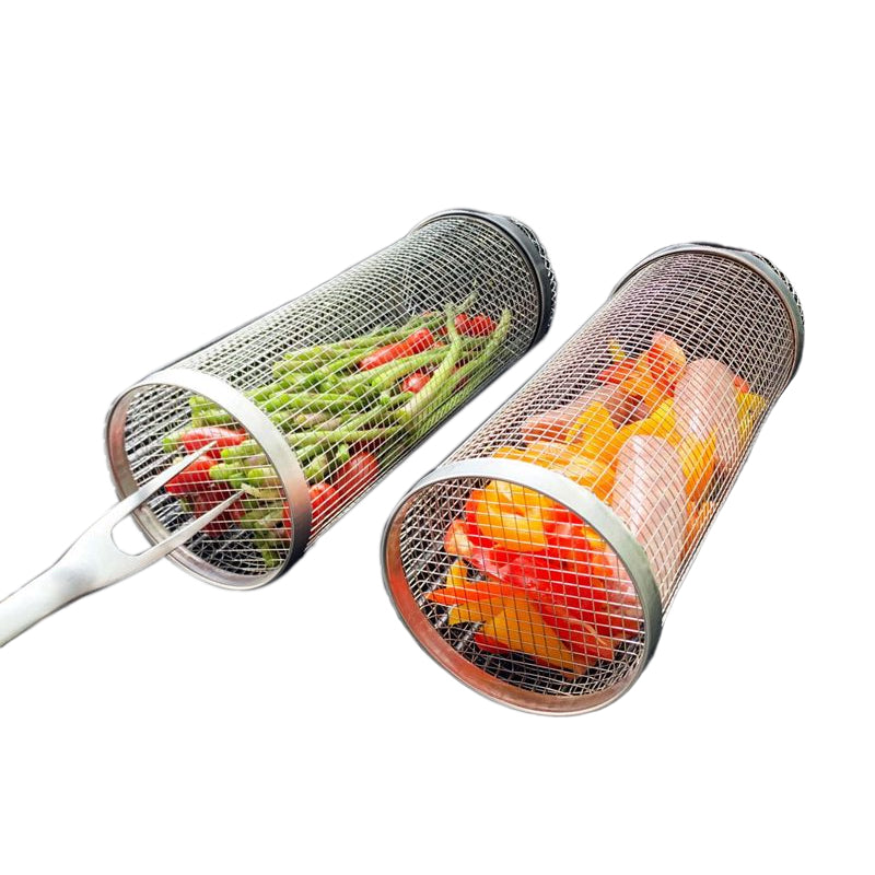 GRILLMASTER - Rotating Grill Basket for Evenly Cooked Food