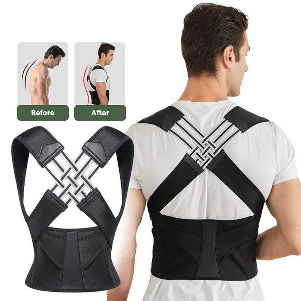 VERTILYA - Adjustable Back Brace for Straighter, Supported Posture