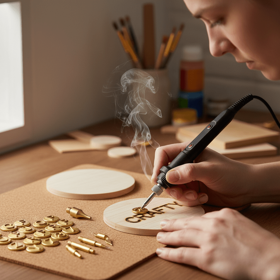 SCORVIA - 58-Piece Engraving And Woodburning Kit For Precise Crafts