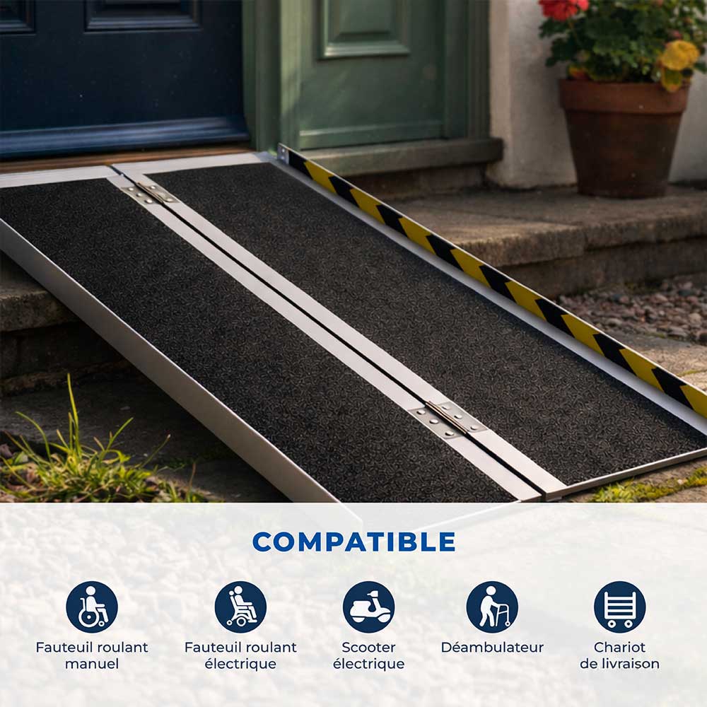 RAMVILO - Portable Folding Access Ramp for Easier Mobility
