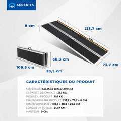 RAMVILO - Portable Folding Access Ramp for Easier Mobility