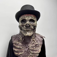 SKULVORA - Latex Skull Mask for a Striking Horror Costume