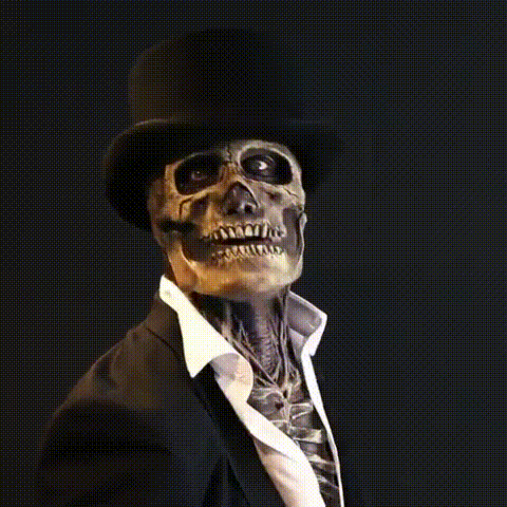 SKULVORA - Latex Skull Mask for a Striking Horror Costume