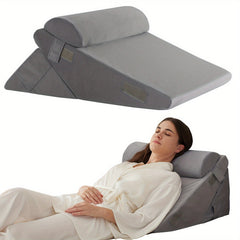SLEEPLUXE - Adjustable Wedge Pillow for Back and Leg Support