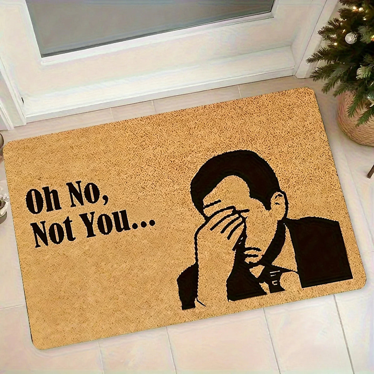 WELCOVA - Sarcastic Anti-Slip Doormat That Amuses Guests