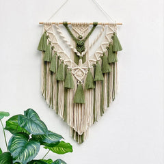 TAVYRA - Handwoven Macrame Wall Art To Anchor Bohemian Rooms