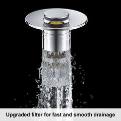 DRAIVEL - 2-In-1 Sink Strainer And Stopper To Prevent Clogs