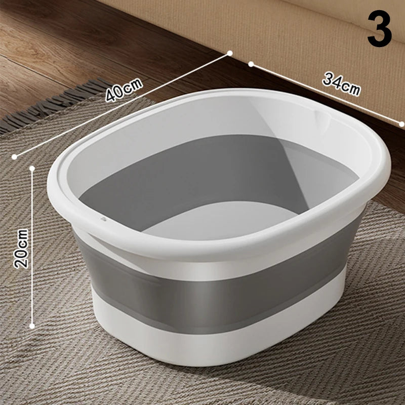 FOLDARA - Foldable Massage Foot Bath for Relief and Easy Storage