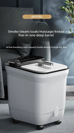 SOLVYRA - Heated Foot Spa With Massage and Remote-Controlled Comfort