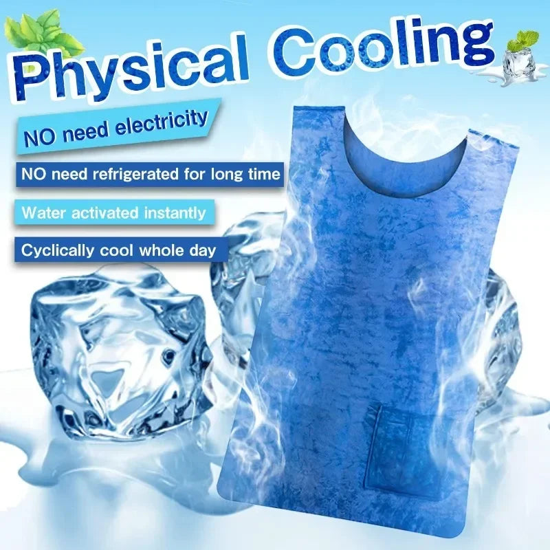 HYDROCOOL - Water-Activated Cooling Vest for Lasting Outdoor Comfort