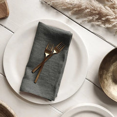 FABLUNE - Set of Four Linen Napkins for an Artful Table Setting