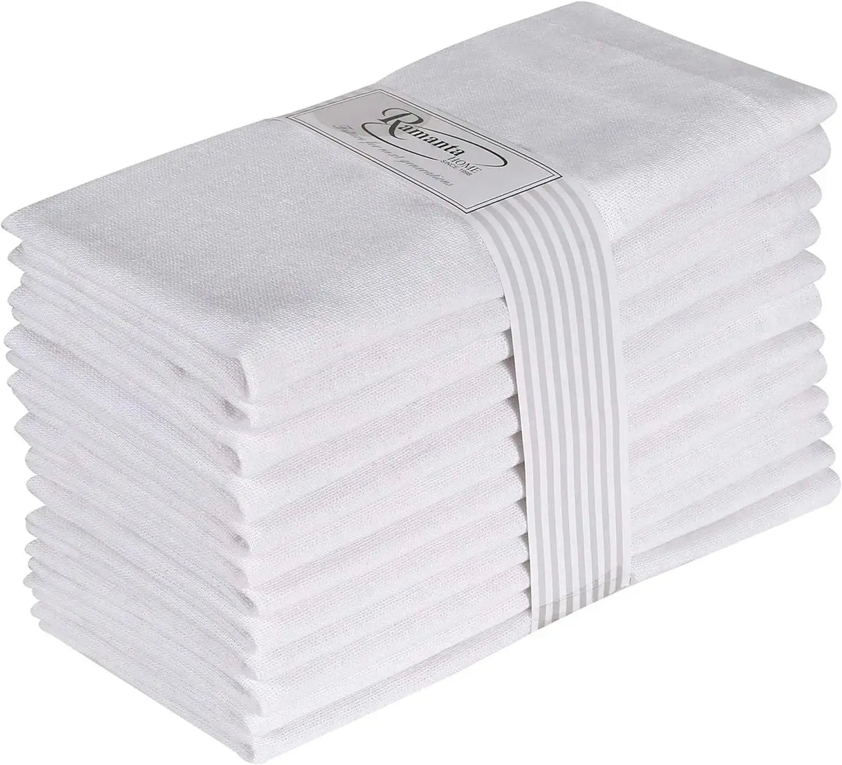 VELNORI - 12-Piece Linen Napkin Set for an Artfully Dressed Table