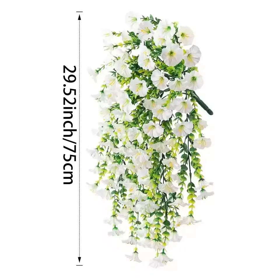 WICKORA - Wicker Wall Planter for a Striking Floral Display