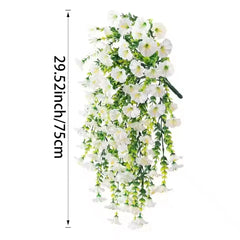 WICKORA - Wicker Wall Planter for a Striking Floral Display