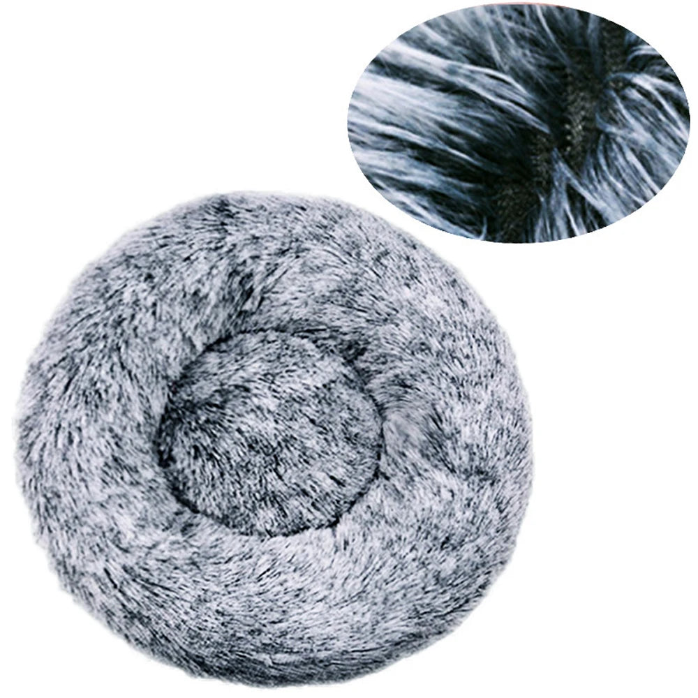 PAWVELLE - Plush Round Pet Sofa for Cozy Statement Seating