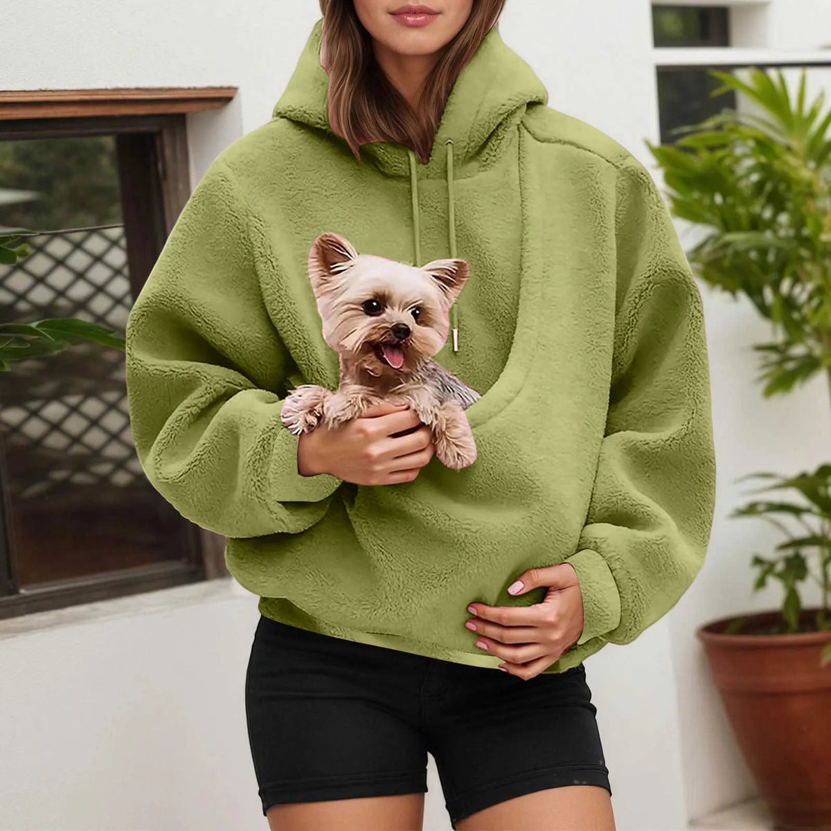 PAWVENA - Pet Pouch Hoodie for Hands-Free Cuddles