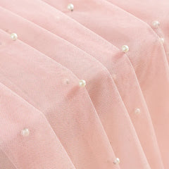 VEILORA - Pearl Gauze Table Runner for Romantic Table Styling