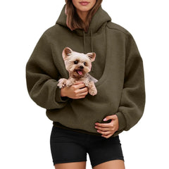 PAWVELA - Pet Carrier Hoodie for Hands-Free Comfort on the Go