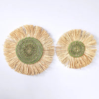 SAVRUMA - Moroccan Woven Wall Art for Warm Textural Depth