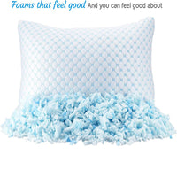 COOLCRADLE - Breathable Queen Pillow for Cooler, Restful Sleep