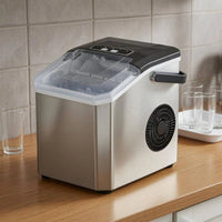 CRYSTAFROST - Compact Bullet Ice Maker for Fresh Ice Anywhere