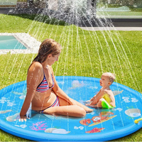AQUACIRCLE - Inflatable Sprinkler Mat for 360° Backyard Cooling