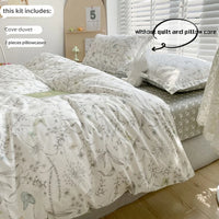 PETALYRA - Floral Cotton Duvet Set for an Artful Bedroom Focal Point