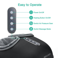 TRELUNO - Heated Kneading Foot Massager for Tired Feet