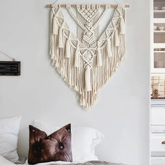 TAVYRA - Handwoven Macrame Wall Art To Anchor Bohemian Rooms