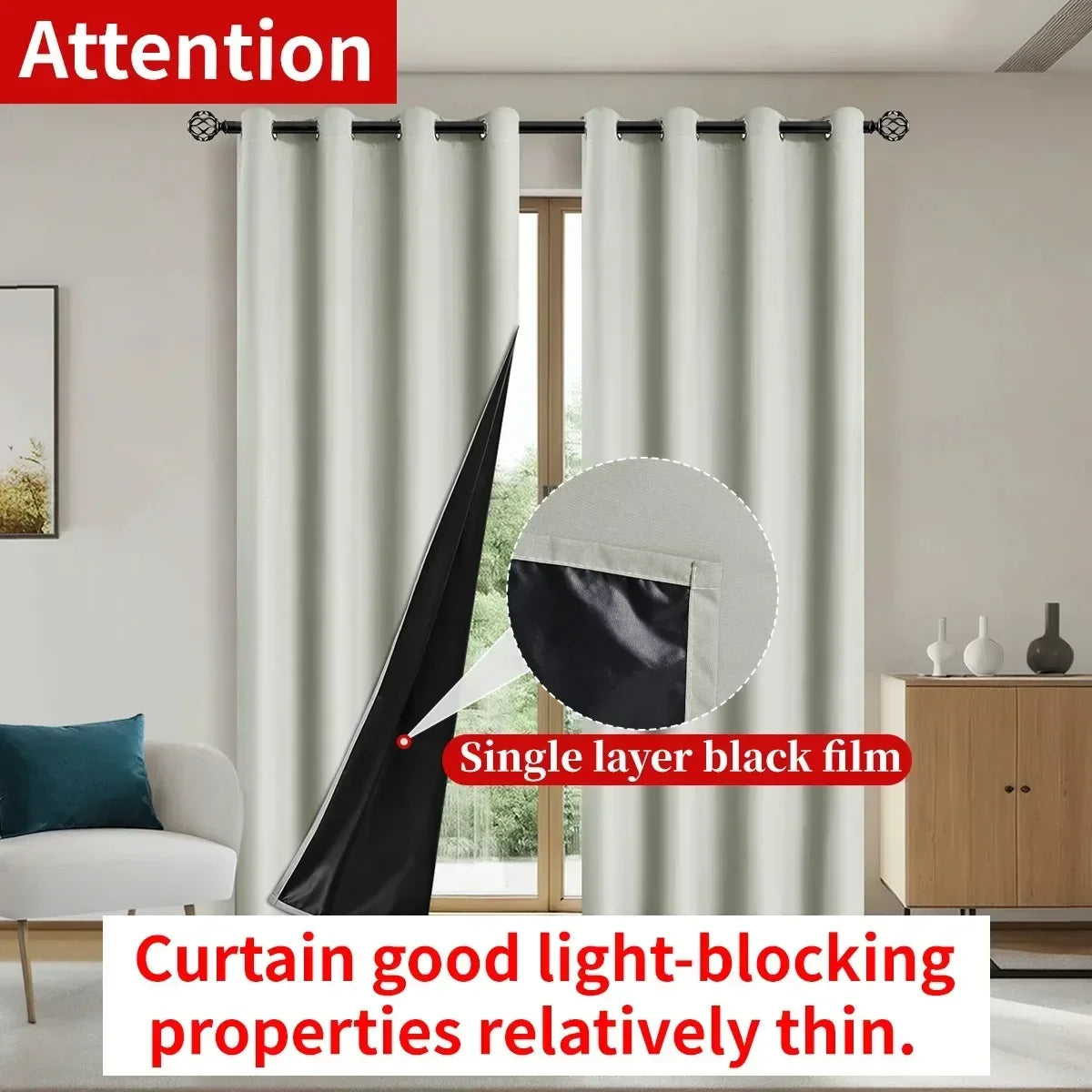 LUXEDRAPE - Statement Blackout Curtains for Darkness and Privacy