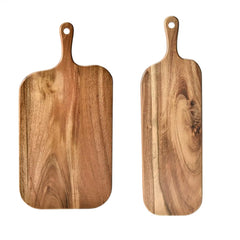 SLYVORA - Double-Sided Wooden Board for Prep and Serving