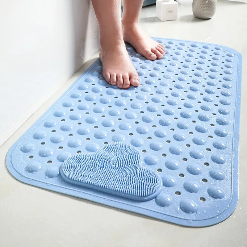 TREDORA - Textured Shower Mat for Steadier, Massaging Footing