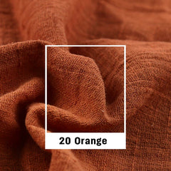 ROSAVEN - Textured Cotton Gauze Table Runner for Romantic Tables