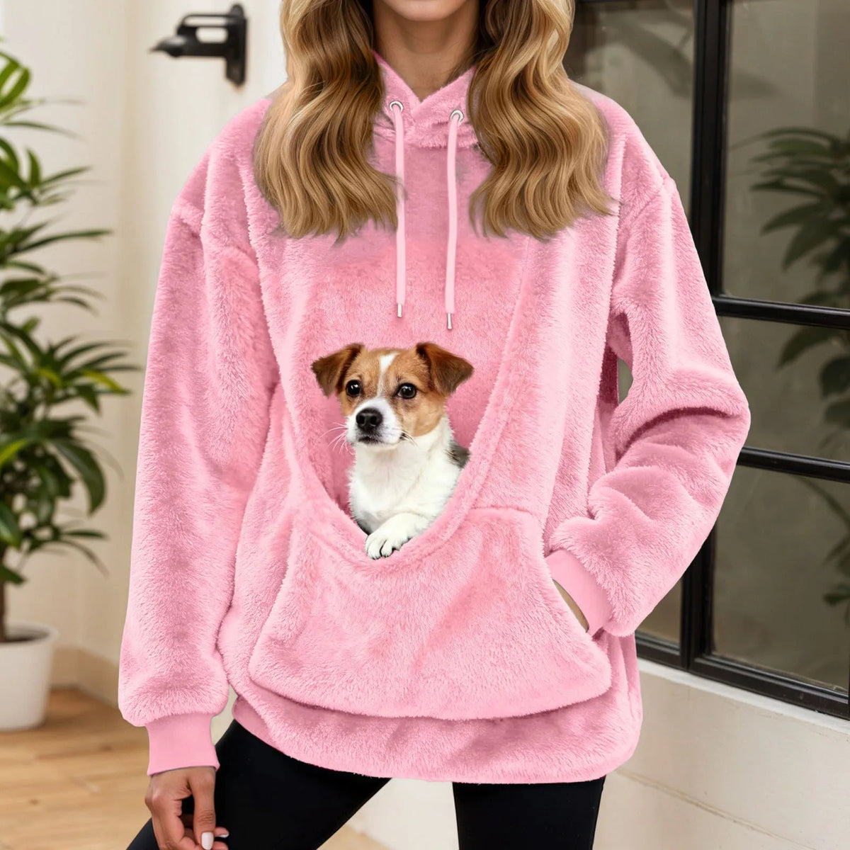 PAWVORA - Fleece Pet Pocket Hoodie for Keeping Companions Close