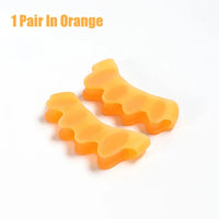 Silicone Toe Separators Correcting Bunions and Restoring Toes Toe Spreaders Toe Straightener for Overlapping Toes Foot Care Tool