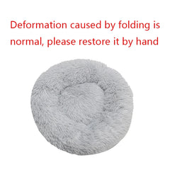 PAWVELLE - Plush Round Pet Sofa for Cozy Statement Seating