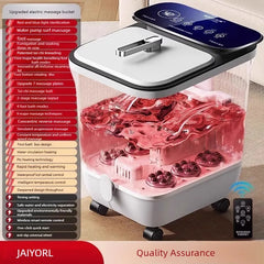 SOLVYRA - Heated Foot Spa With Massage and Remote-Controlled Comfort